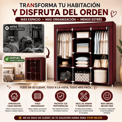 Closet  Organizador: El Fin del Desorden en Tu Pieza