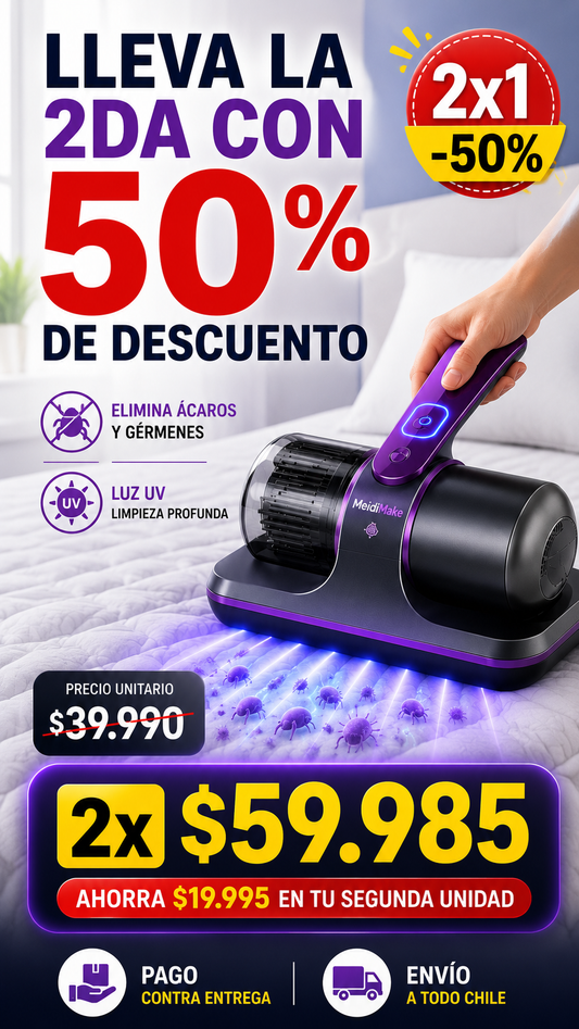 Aspiradora Anti Acaros Electrica antiaca
