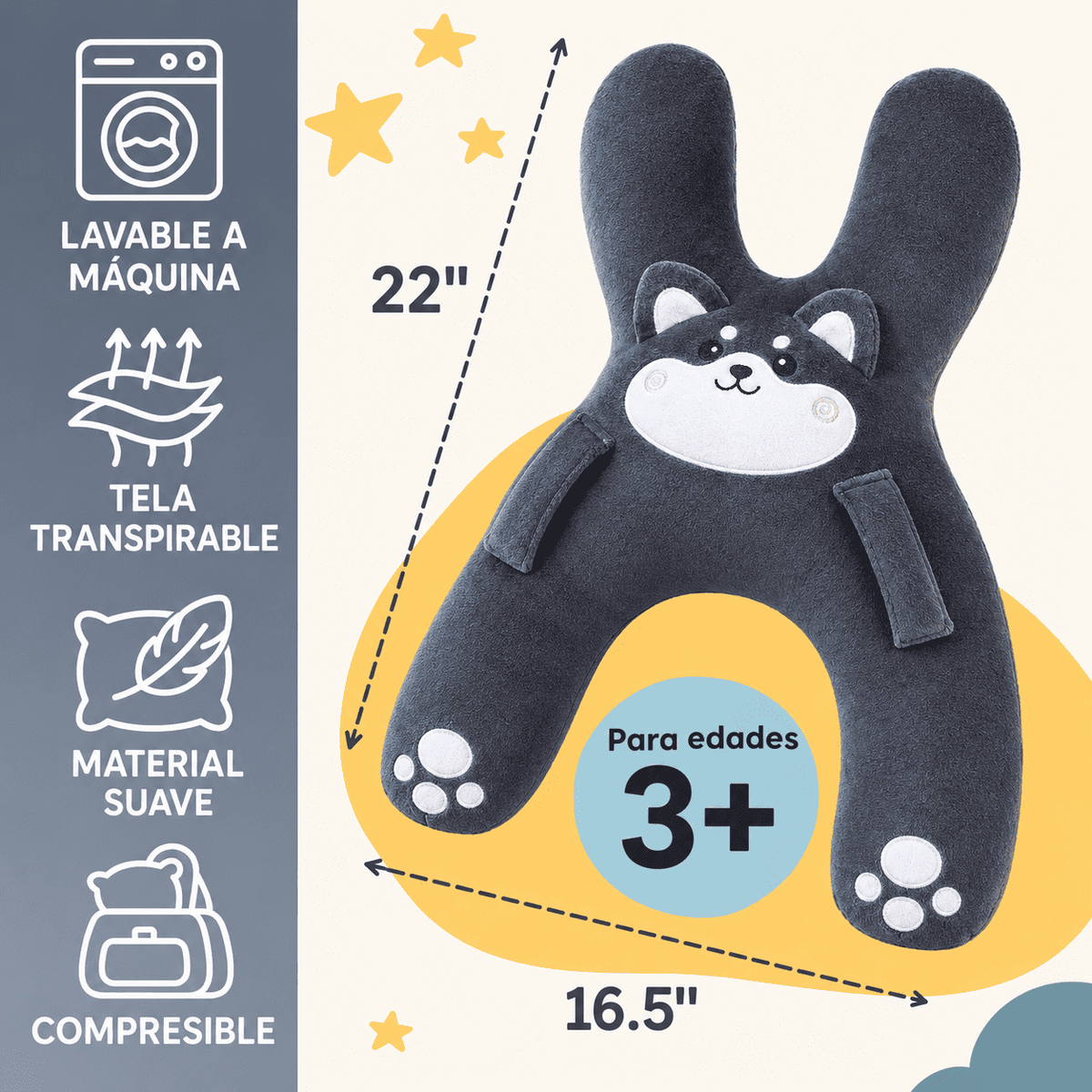 Almohada Cervical para Niños.