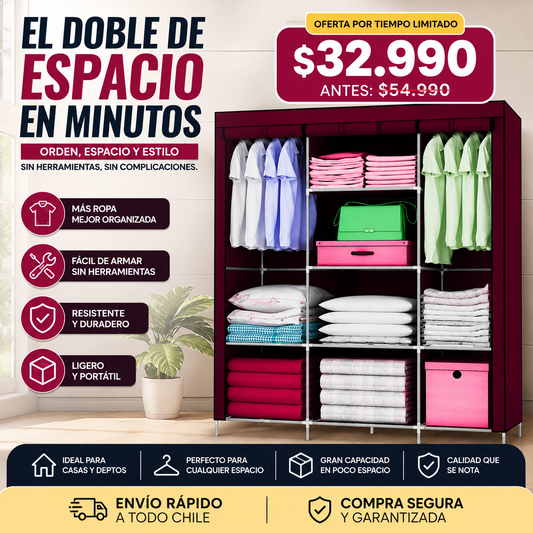 Closet  Organizador: El Fin del Desorden en Tu Pieza
