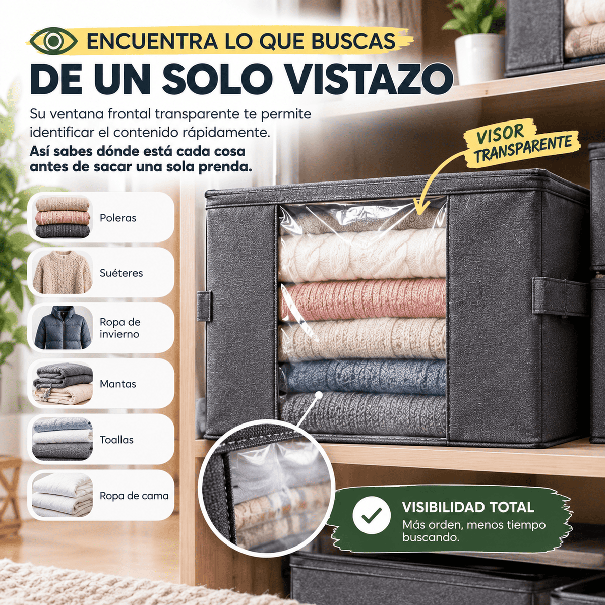 Pack organizador X3-Recupera el espacio de tu clóset