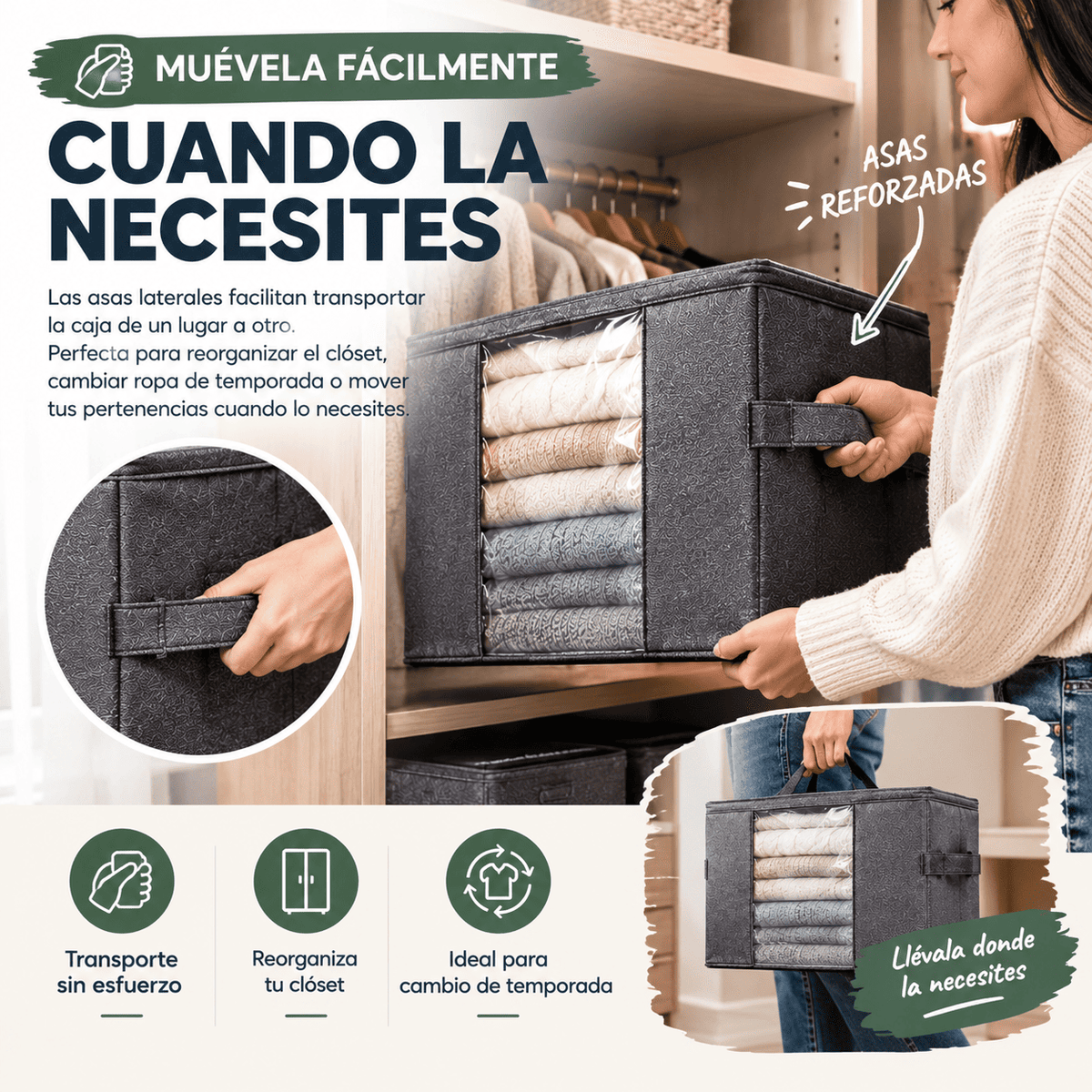 Pack organizador X3-Recupera el espacio de tu clóset
