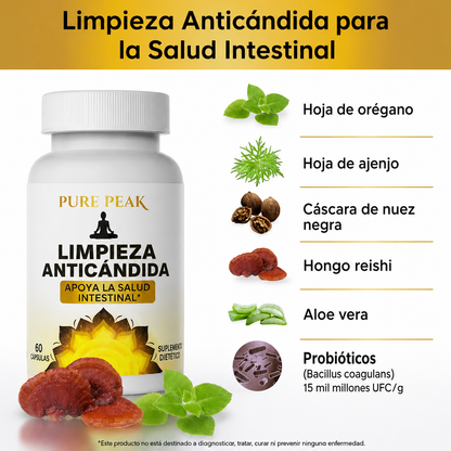 Candida Cleanse — Adiós a la Hinchazón, el Cansancio y los Hongos Desde Adentro