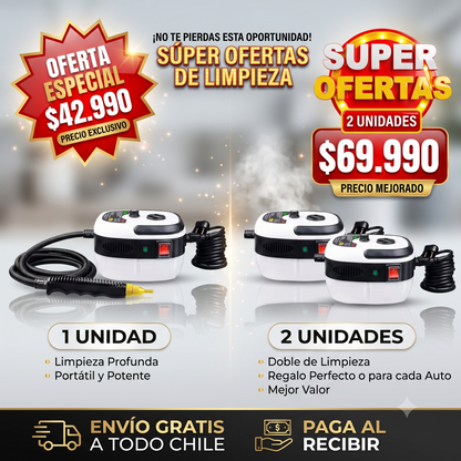 Limpiador a Vapor Profesional-Antivacterias