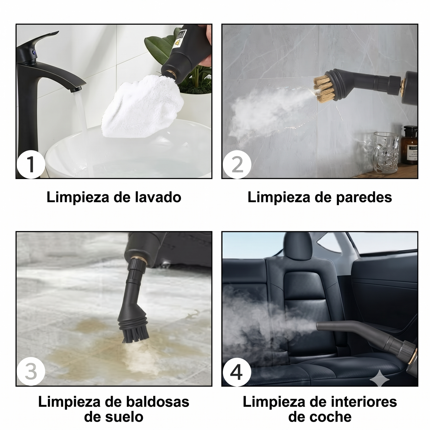 Limpiador a Vapor Profesional-Antivacterias