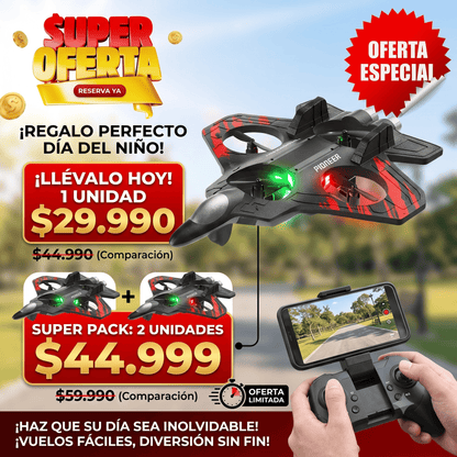 Avión Teledirigido Para Niños - Recargable y Fácil de Volar