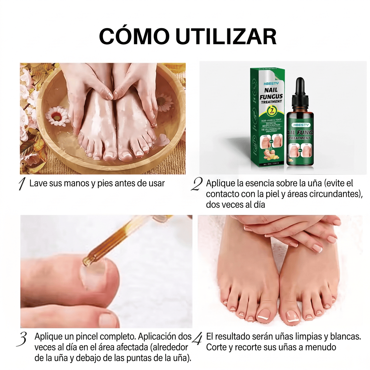 Serum de Jengibre para Uñas Sanas Fuertes.