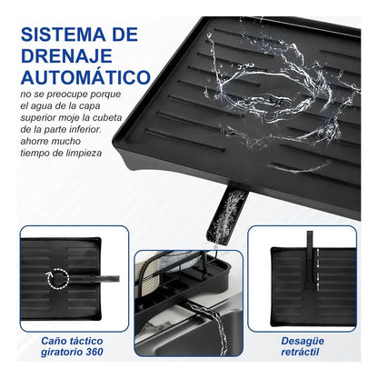 Escurridor Inoxidable premium 2 Niveles