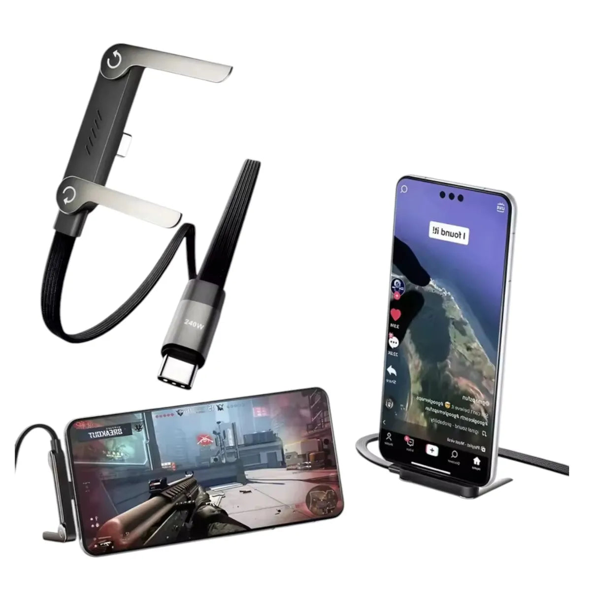 CABLE CARGA RAPIDA 2 EN 1 PREMIUM