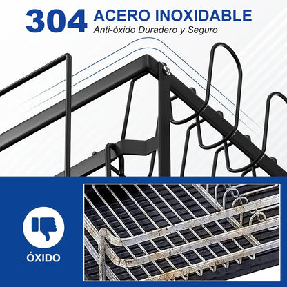 Escurridor Inoxidable premium 2 Niveles
